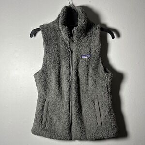 Patagonia Los Gatos Fleece Vest Grey Womens Small Full Zip
